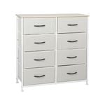 Levede 8 Chest of Drawers Storage Cabinet Beige