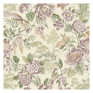 Hana Beige Floral and Birds Wallpaper 10.05m x 53cm