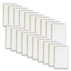 20pc Spirax 541 Notebook/notepad 147x87 7mm Ruled 96-pages Stationery Yellow