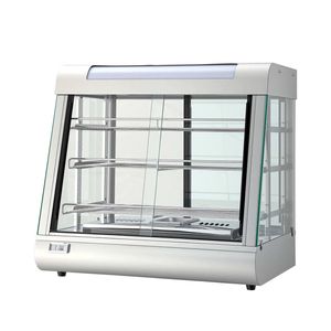 Devanti Commercial Food Warmer 1500W 3 Shelf Heated Display Cabinet