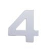 Sandleford 25mm Silver Self Adhesive House Number 4
