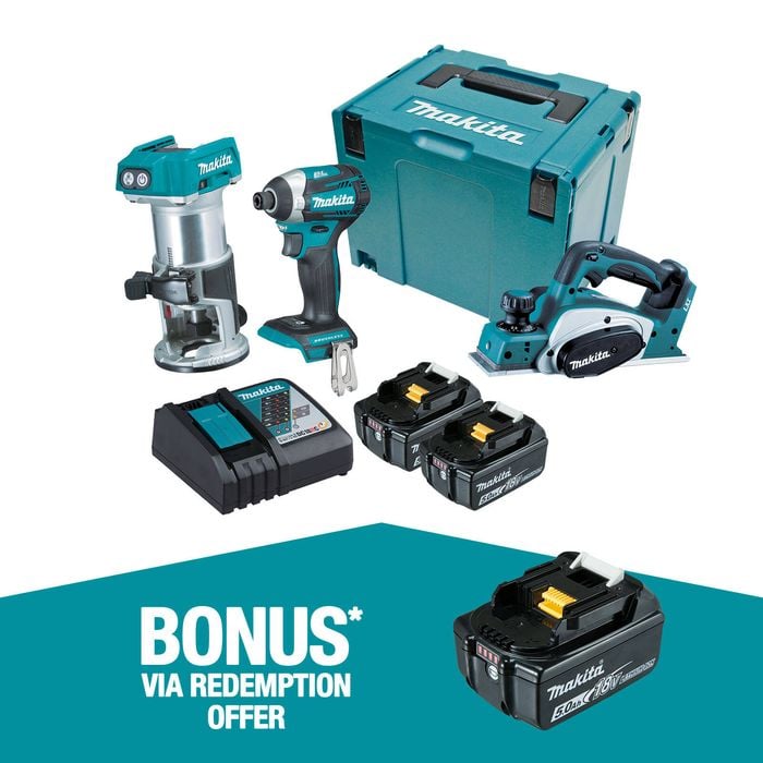 Makita Brushless 3 Piece Combo Kit DLX3098TJ