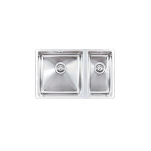 Picassi Gino-615L Stainless Steel Double Bowl Sink - Left