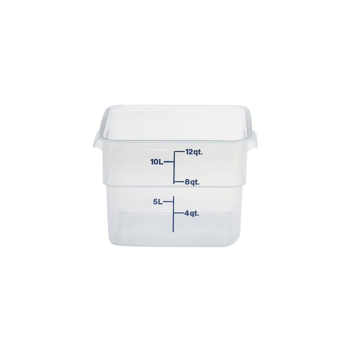 Cambro CamSquare Storage Container Polypropylene Translucent 256x310x210mm / 11.4Lt
