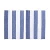 2pc Maine & Crawford Huso Nautical Stripe 60x40cm Cotton Tea Towel Navy/White