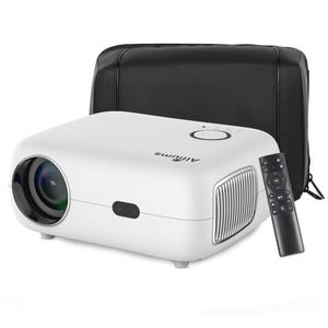 ALLIUMS Projector Auto Focus & Auto Keystone, 1080p Full HD (White)