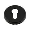 Sylvan Black Round Escutcheon - Pair
