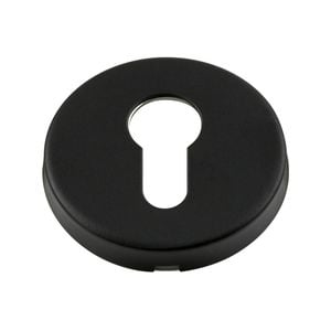 Sylvan Black Round Escutcheon - Pair