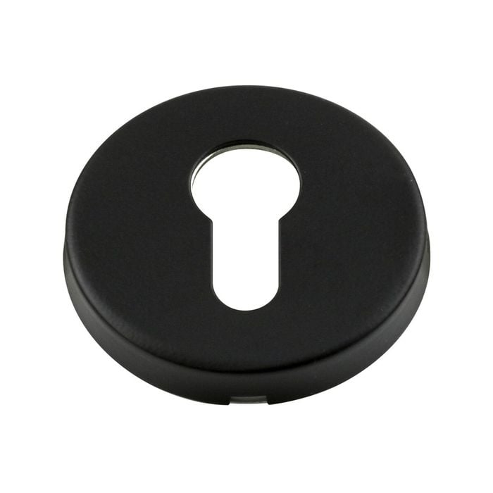 Sylvan Black Round Escutcheon - Pair