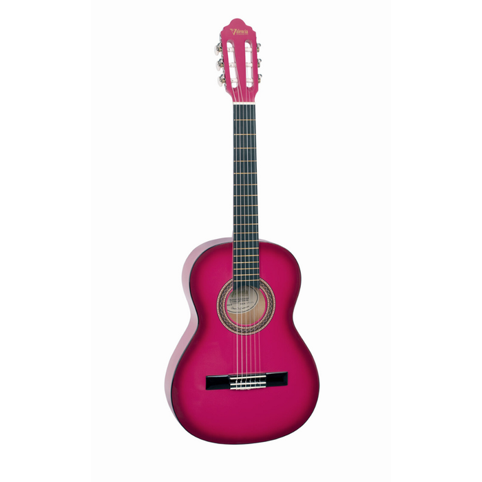 Valencia VC103PKS 3/4 Size Nylon String Classical Guitar - Pink Sunburst
