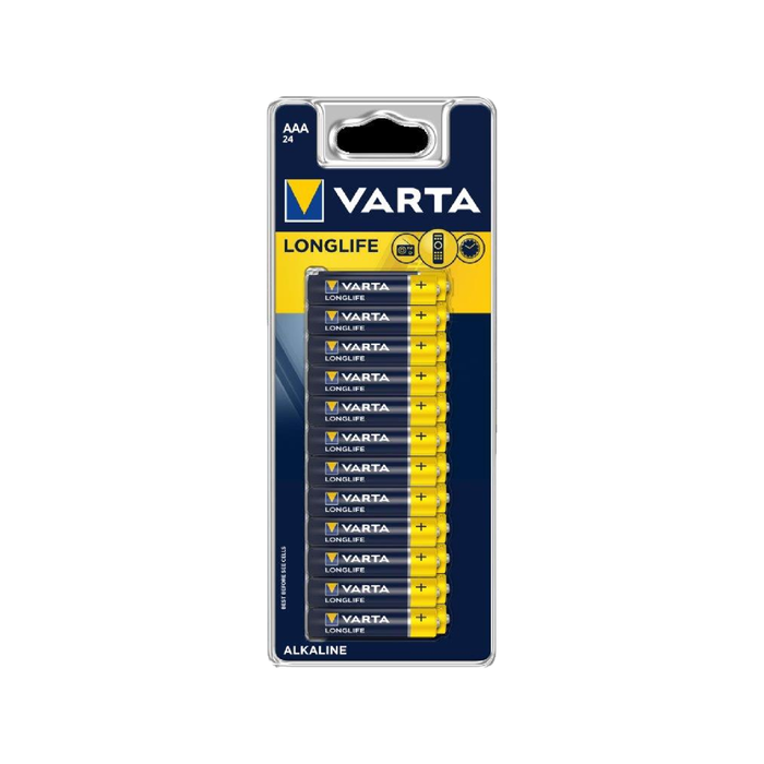 Varta AAA Alkaline Batteries - 24 Pack