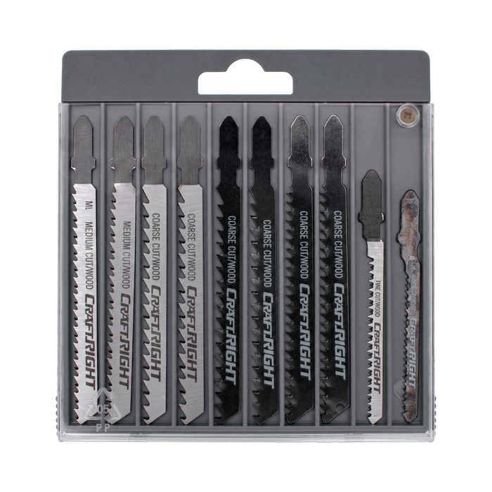 Craftright 10 Piece Jigsaw Blade Set