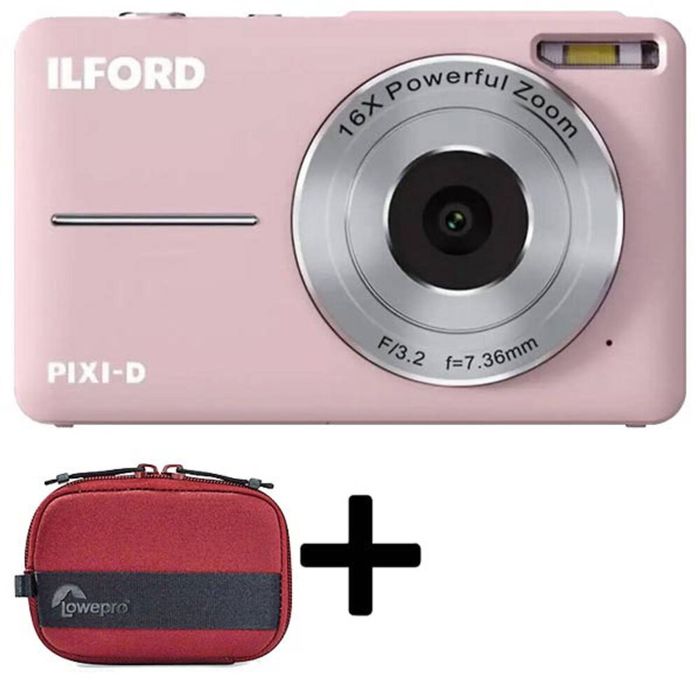 Ilford PIXI-D Digital Pink Camera (Value Kit)