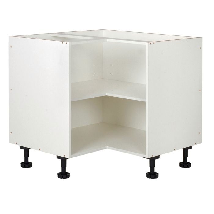 Kaboodle Kitset 800x900mm Corner Base Carcase White