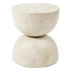 Cooper & Co. Stella 40cm MgO Side Table Travertine Look