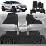 6D Diamond Car Floor Mats for Omoda 5 GT 2024-Current-Full Set-Black-Outback GT