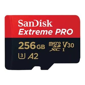 SanDisk Extreme Pro SQXCD 256GB V30 U3 MicroSDXC Memory Card [SDSQXCD-256G-GN6MA]