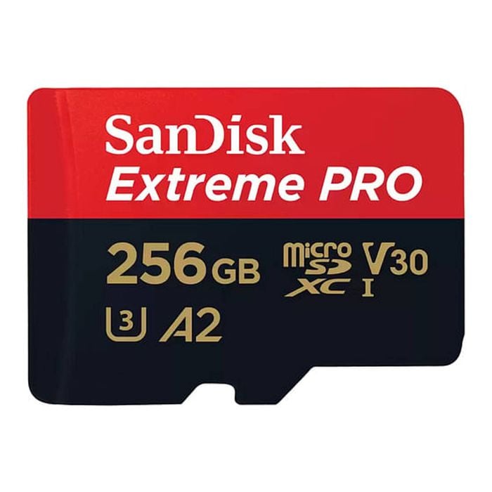 SanDisk Extreme Pro SQXCD 256GB V30 U3 MicroSDXC Memory Card [SDSQXCD-256G-GN6MA]