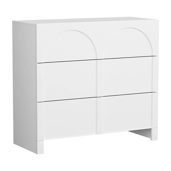 Artiss 3 Chest of Drawers Tallboy Storage White