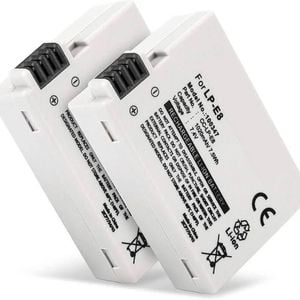 2 Pack | Canon Lp-e8 Battery Replacement