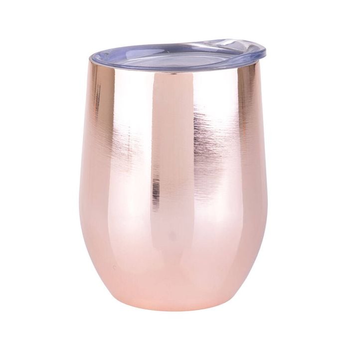 Oasis Stainless Steel Insulated Wine Tumbler Double Walled 330ml Gold