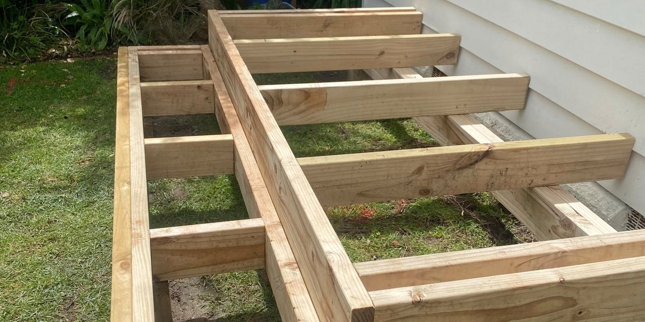 deck being layed