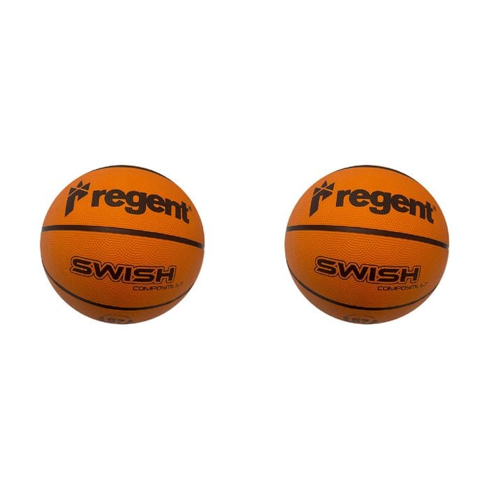 2PK Regent Swish Basketball Indoor/Outdoor Kids/Children Toy Orange Size 7