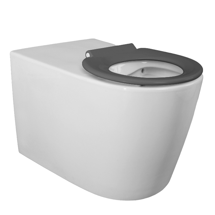 Paco Jaanson Grey Seat Raised Care Rimless Raised Height Floor Pan 