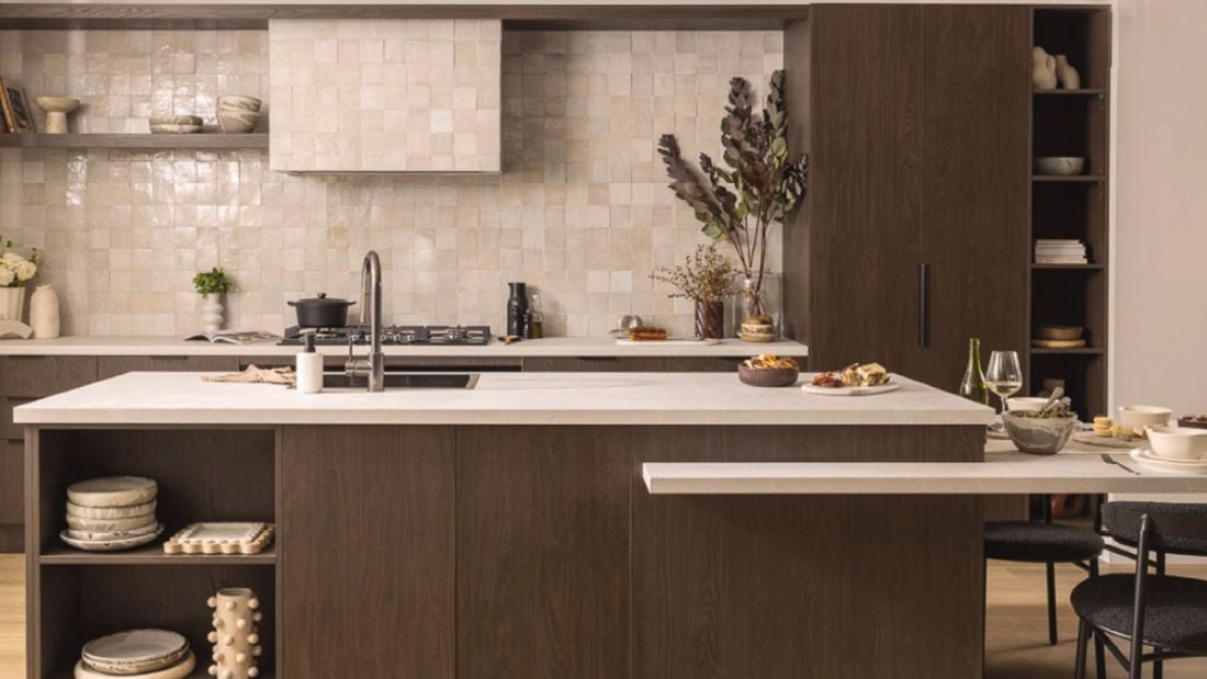 Japandi style kitchen