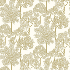 Grandeco 53cm x 10.05m Gold Tree Wallpaper