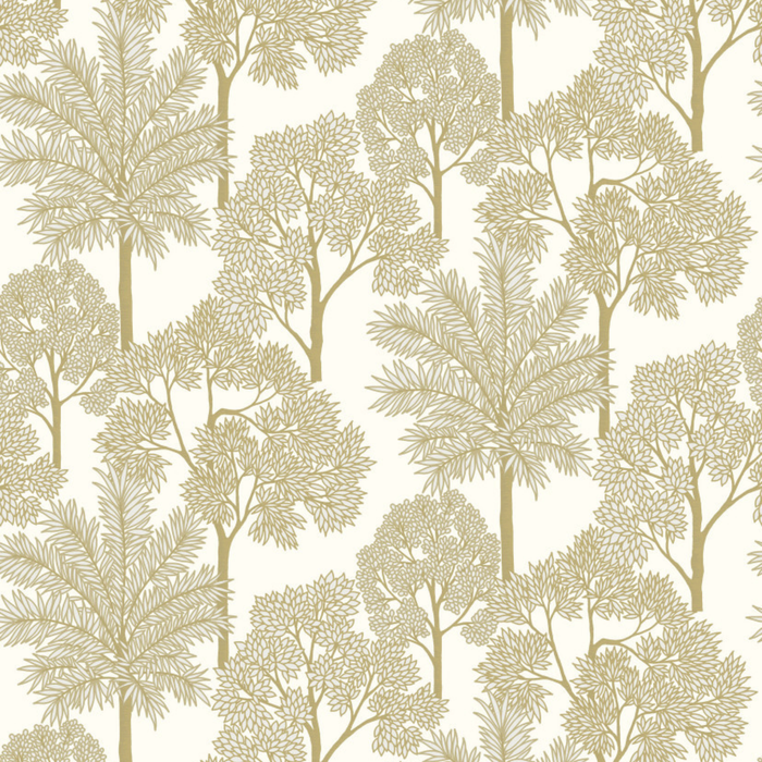 Grandeco 53cm x 10.05m Gold Tree Wallpaper