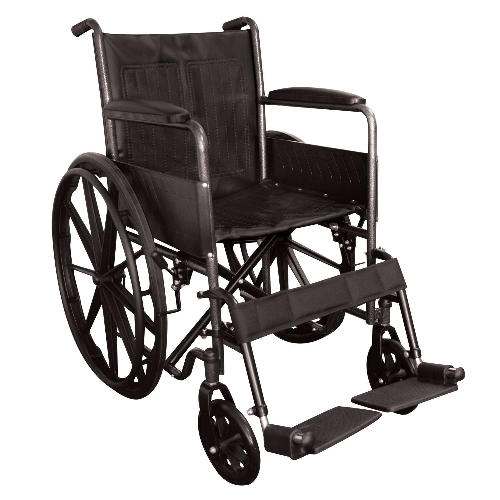 Reliance Black Medical Code Red 24" Rear Wheel Wheelchair