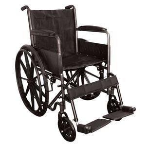 Reliance Black Medical Code Red 24" Rear Wheel Wheelchair
