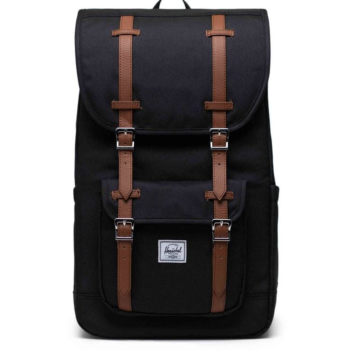Herschel 30L Little America Backpack Bag in Black - Black | 100% recycled post-consumer water bottles | Backpack
