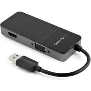 Startech.com Usb 3.0 To Hdmi And Vga Adapter -4k/1080p Usb Type A Dual Monitor Multiport Display Adapter Converter