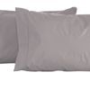Jenny Mclean Porto Pillowcases 2 Pcs Set 100% Cotton 400TC - Pewter