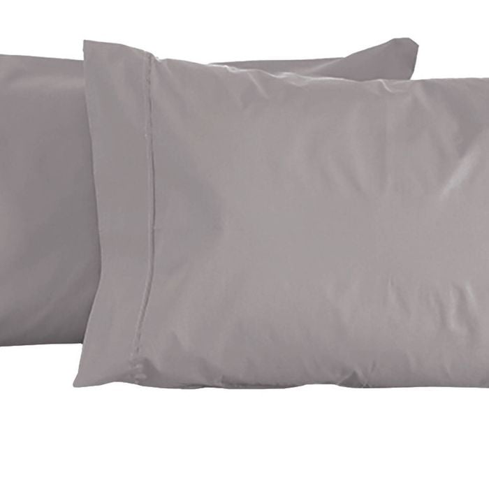Jenny Mclean Porto Pillowcases 2 Pcs Set 100% Cotton 400TC - Pewter