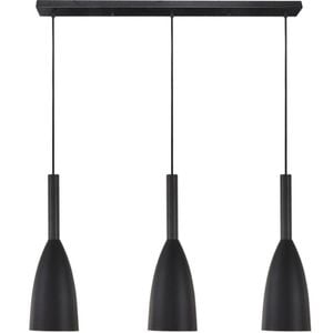 Matt Black Urban 3 Light Pendant