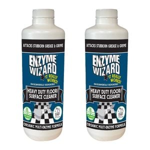 2PK Enzyme Wizard Heavy Duty Floor/Surface Cleaner 1L Bottle