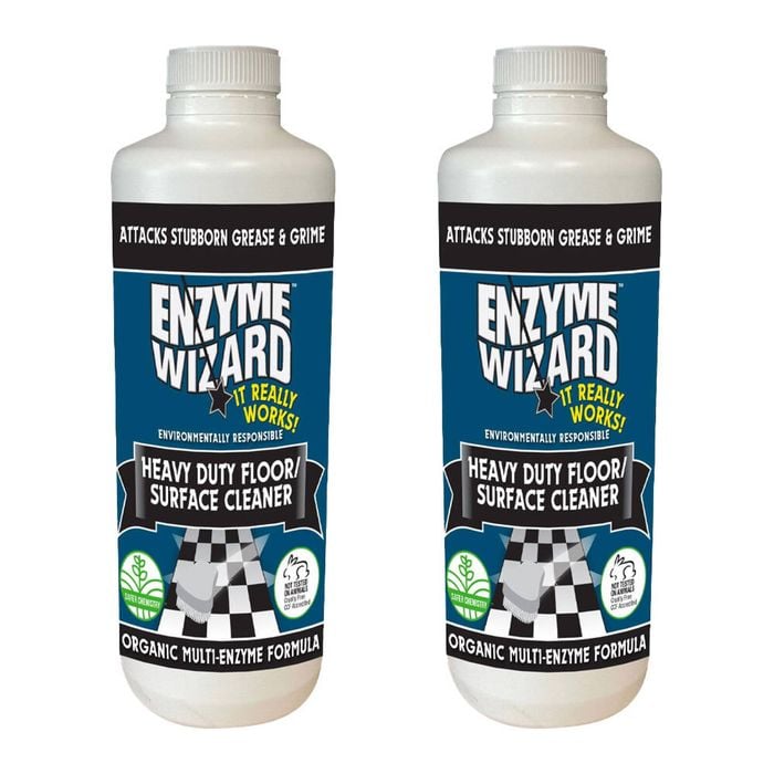 2PK Enzyme Wizard Heavy Duty Floor/Surface Cleaner 1L Bottle