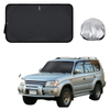 Front Windscreen Sun Shade for Toyota Prado 1996 - 2003 90 Series - XL 160 x 100 cm - Black
