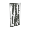 ProtectorAl 300-1200 x 1201-2400mm Woodland Grey Bamboo Unframed Solid Aluminium Decorative Panel 