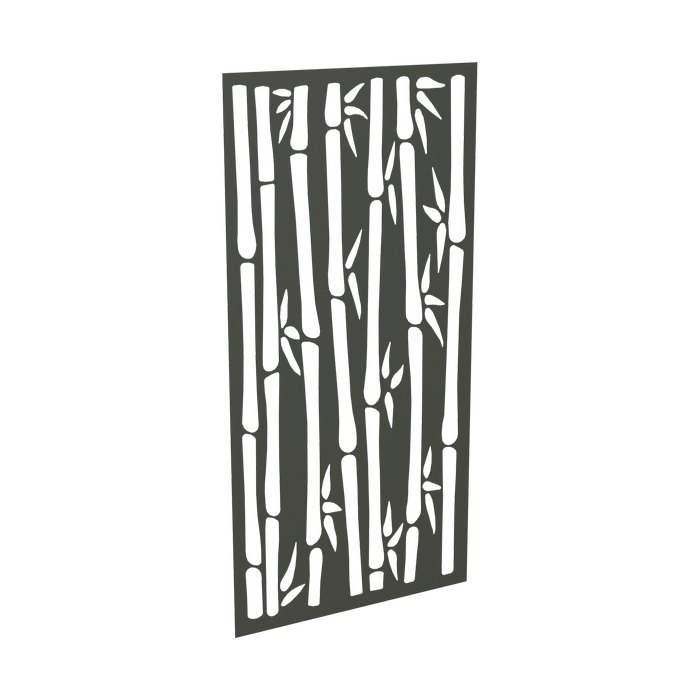 ProtectorAl 300-1200 x 1201-2400mm Woodland Grey Bamboo Unframed Solid Aluminium Decorative Panel 