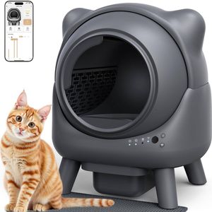 Advwin Automatic Litter Box Self Cleaning Smart Cat Litter Box Safety Sensor