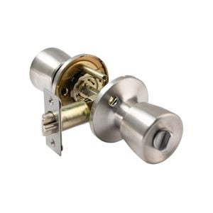 Lane Satin Stainless Steel Guardian Entrance Knobset