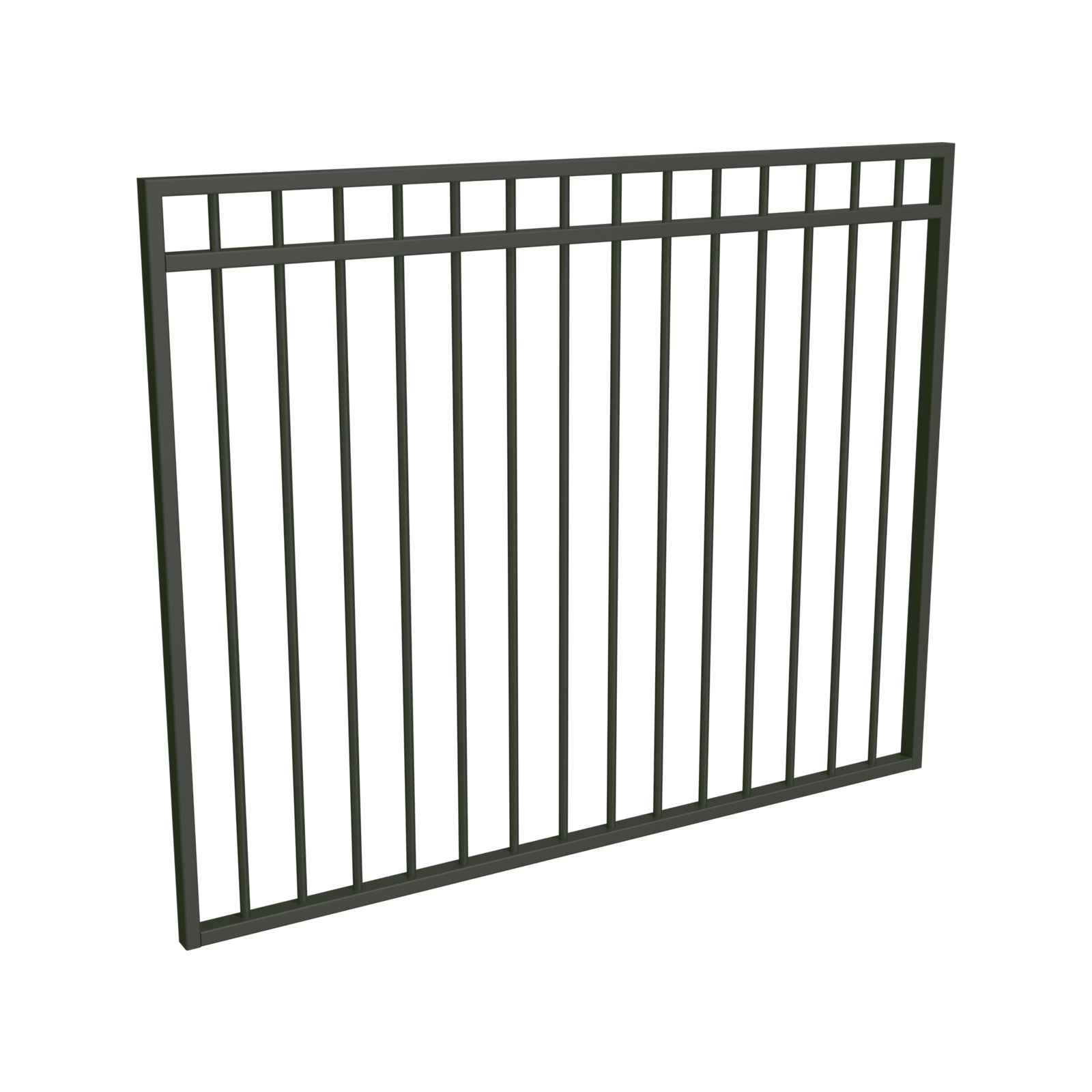 ProtectorAl 1201 - 1500 x 1200mm Woodland Grey Aluminium Garden Gate Batten thumbnail 2