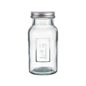 Ladelle Eco Recycled Rustico 250ml Clear Storage Glass Bottle