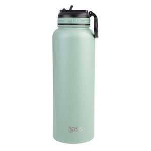 Oasis Stainless Steel Insulated Challenger Sports Bottle 1.1L Sage Green