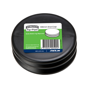 Reln Stretch Ag-Pipe 100mm Drain End Cap