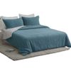 Bloomington Nolan Steel Blue 4 Piece Comforter Set Queen